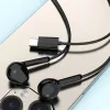 Dudao X3C In-Ear Vezetékes USB-C Fülhallgató 1.2m - Fekete-6976625335350 3 kép