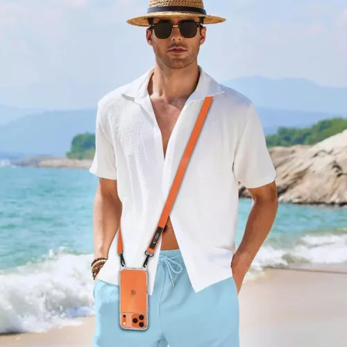 Tech-protect C6s Crossbody Kötél Kozmikus Narancssárga-5906302334841 6 kép