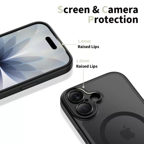 iPhone 17 Tech-protect Magpeak Magsafe CC matt fekete tok-5906302333547 3 kép