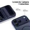 iPhone 17 Pro Tech-protect Magpeak Magsafe CC tok matt mélykék-5906302333790 4 kép