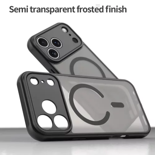 iPhone 17 Pro Fan Dun Series fekete tok MagSafe hibrid (TPU + PC) Alph- 5 kép
