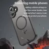 iPhone 17 Dun Series fekete tok MagSafe hibrid (TPU + PC) Alphajack- 6 kép