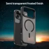 iPhone 17 Pro Max Fanying Series áttetsző fekete MagSafe hibrid (TPU- 2 kép