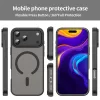 iPhone 17 Pro Max Fanying Series áttetsző fekete MagSafe hibrid (TPU- 3 kép