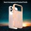 iPhone 17 Pro Max Fanying Series áttetsző rózsaszín MagSafe hibrid- 3 kép