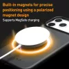 iPhone 17 fekete bőrtok MagSafe kompatibilitással Alphajack QTech Se- 8 kép