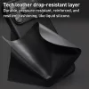 iPhone 17 fekete bőrtok MagSafe kompatibilitással Alphajack QTech Se- 9 kép