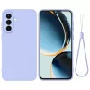 Samsung Galaxy A17 lila,  Liquid szilikon tok Alphajack