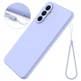 Samsung Galaxy A17 lila,  Liquid szilikon tok Alphajack- 2 kép