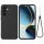 Samsung Galaxy A07 fekete,  Liquid szilikon tok Alphajack
