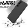 Samsung Galaxy A07 fekete,  Liquid szilikon tok Alphajack- 6 kép
