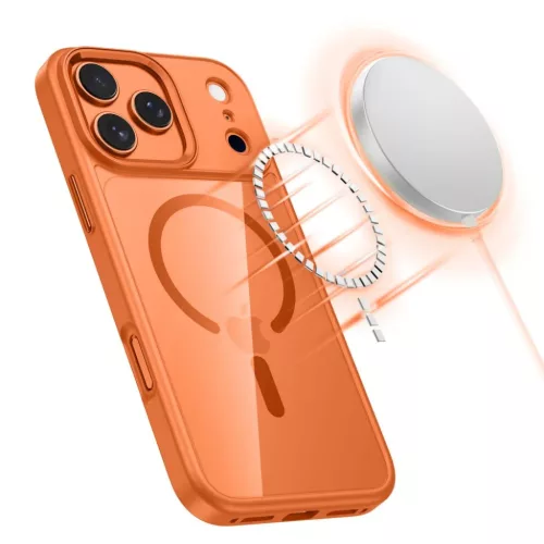 iPhone 17 Pro Max Tech-protect Magmat Magsafe tok Kozmikus Narancs/át-5906302334261 2 kép