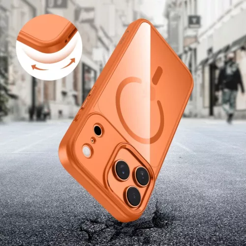 iPhone 17 Pro Max Tech-protect Magmat Magsafe tok Kozmikus Narancs/át-5906302334261 5 kép
