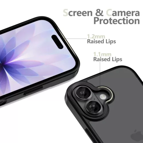 iPhone 17 Tech-protect Magmat Matte Black tok-5906302333912 2 kép