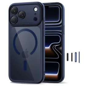iPhone 17 Pro Tech-protect Magpeak Magsafe Cc tok mély kék/átlátsz-5906302333837 2 kép