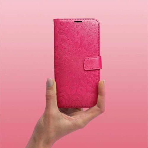 Xiaomi Redmi A5 tok, MEZZO könyvtok mandala magenta-5903396410444 7 kép