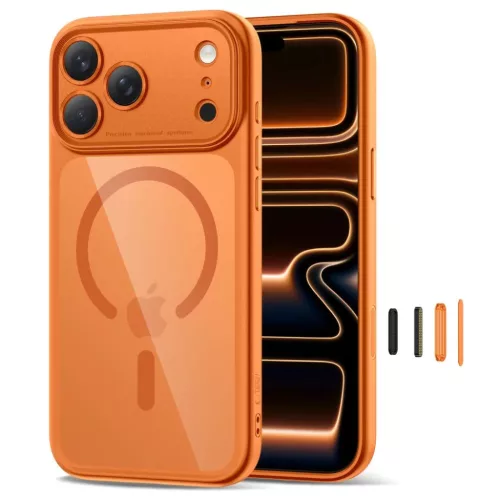 iPhone 17 Pro tok Tech-protect Magpeak Magsafe Cc Kozmikus Narancs/át-5906302333813 2 kép