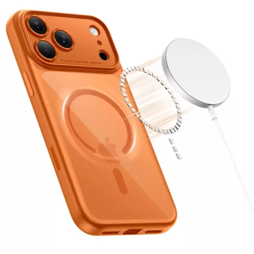 iPhone 17 Pro tok Tech-protect Magpeak Magsafe Cc Kozmikus Narancs/át-5906302333813 3 kép