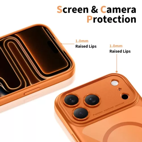 iPhone 17 Pro tok Tech-protect Magpeak Magsafe Cc Kozmikus Narancs/át-5906302333813 4 kép