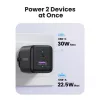 Hálózati töltő UGREEN X516, 30W, 3A, 1 x USB-A - 1 x USB-C, Fekete-6941876260140 2 kép