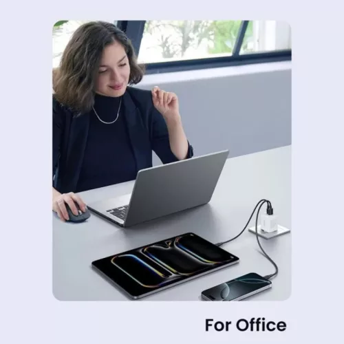 Hálózati töltő UGREEN X516, 30W, 3A, 1 x USB-A - 1 x USB-C, Fekete-6941876260140 3 kép