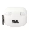 Airpods Pro Karl Lagerfeld 3D Logo NFT Choupette Head szilikon tok feh-3666339087937 1 kép