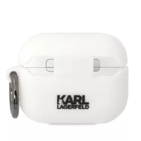 Airpods Pro Karl Lagerfeld 3D Logo NFT Choupette Head szilikon tok feh-3666339087937 1 kép