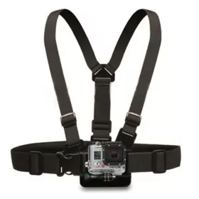 Állítható mellkason rögzíthető GoPro kamera tartó fekete színb-7426757224880 2 kép