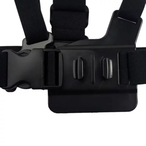 Állítható mellkason rögzíthető GoPro kamera tartó fekete színb-7426757224880 5 kép