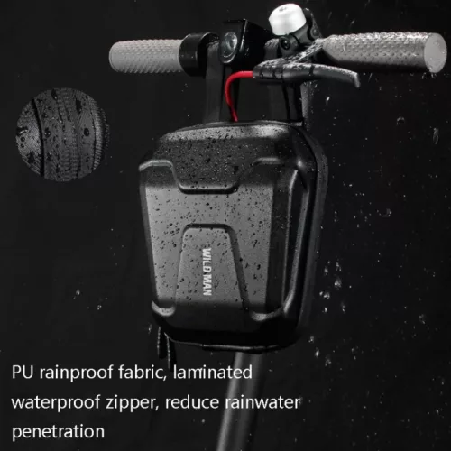 Wildman TS9 vízálló táska elektromos rollerhez/robogóhoz 2,5L fek-5900217418597 5 kép