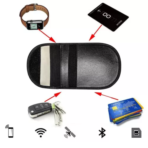 Lopásgátló autós kulcstartó, rádióblokkoló tasak, Faraday kali-9111201906846 4 kép