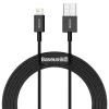 BASEUS USB A-Lightning kábel 2,4A Superior CALYS-C01 2 m fekete-6953156205451 1 kép