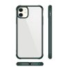 Szilikon áttetsző tok iPhone 11 Pro piros ütésálló kerettel- 2 kép