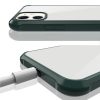 Szilikon áttetsző tok iPhone 11 Pro piros ütésálló kerettel- 4 kép