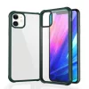 Szilikon áttetsző tok iPhone 11 Pro piros ütésálló kerettel- 5 kép