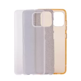 Samsung A51 tok arany SMD 3 rétegű TPU bling flitteres szilikon - 2 kép