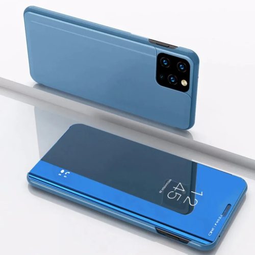 SMD Clear View fliptok iPhone 11 Pro Max kék, mágneses hátlappal-SMDCleariPhon 1 kép