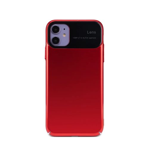 SMD kameravédő slim tok iPhone 11 Pro Max piros- 1 kép