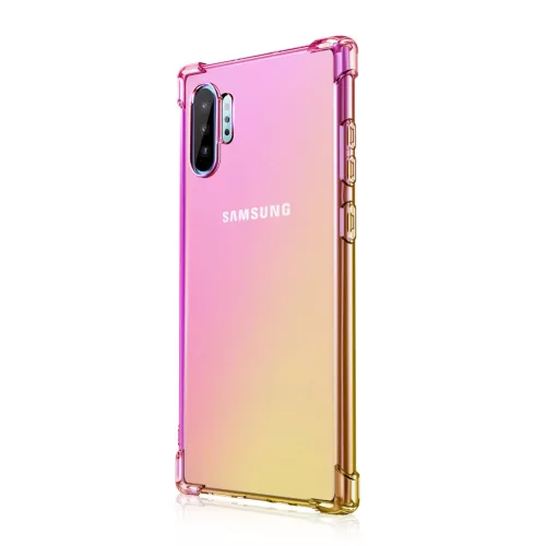 SMD Samsung Galaxy Note 10 N10-001 tok áttetsző, sárga-rózsaszín - 2 kép
