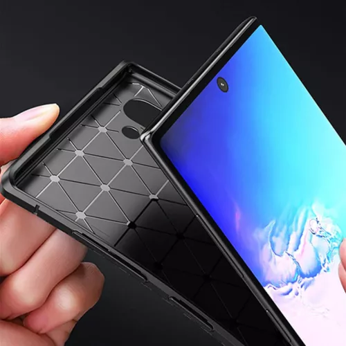 SMD N10-013 Samsung Galaxy Note 10 TPU puha tok barna színben-0000000007768 3 kép