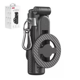   XO SS25 Bluetooth szelfibot és állvány MagSafe mágneses rögzítéssel, fekete, 64 cm