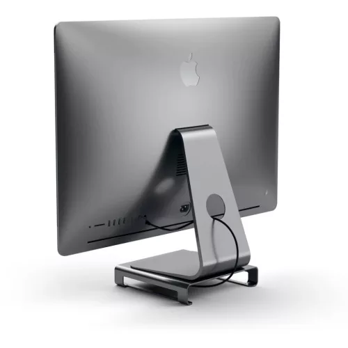 Satechi Alumínium iMac- és kijelzőállvány HUB asztroszürke (ST-A-879961007973 2 kép