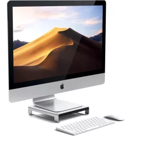   Satechi Alumínium iMac- és kijelzőállvány HUB ezüst (ST-AMSHS)