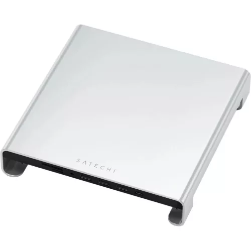 Satechi Alumínium iMac- és kijelzőállvány HUB ezüst (ST-AMSHS)-879961007966 2 kép
