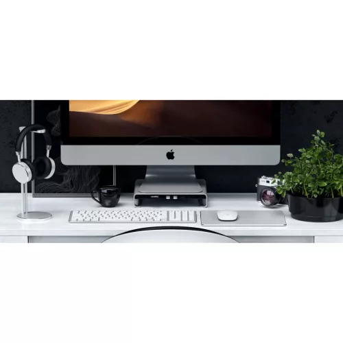 Satechi Alumínium iMac- és kijelzőállvány HUB ezüst (ST-AMSHS)-879961007966 4 kép