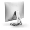 Satechi Alumínium iMac- és kijelzőállvány HUB ezüst (ST-AMSHS)-879961007966 7 kép