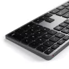 Satechi Slim X3 Bluetooth BACKLIT Wireless Keyboard - CZ - Space Grey-810086361274 4 kép