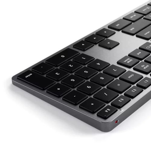 Satechi Slim X3 Bluetooth BACKLIT Wireless Keyboard - CZ - Space Grey-810086361274 4 kép