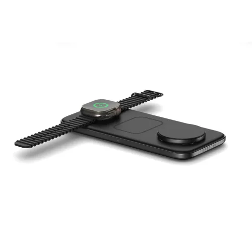 Satechi Qi2 trio vezeték nélküli töltőpad - űrszürke-810086361861 3 kép