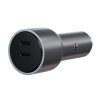 Satechi 40W Dual USB Type-C PD autós szivargyújtós töltő ezüst (-810086360062 6 kép